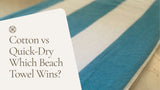 Cabana Stripes premium cotton beach towel rolled and packed for a winter beach getaway