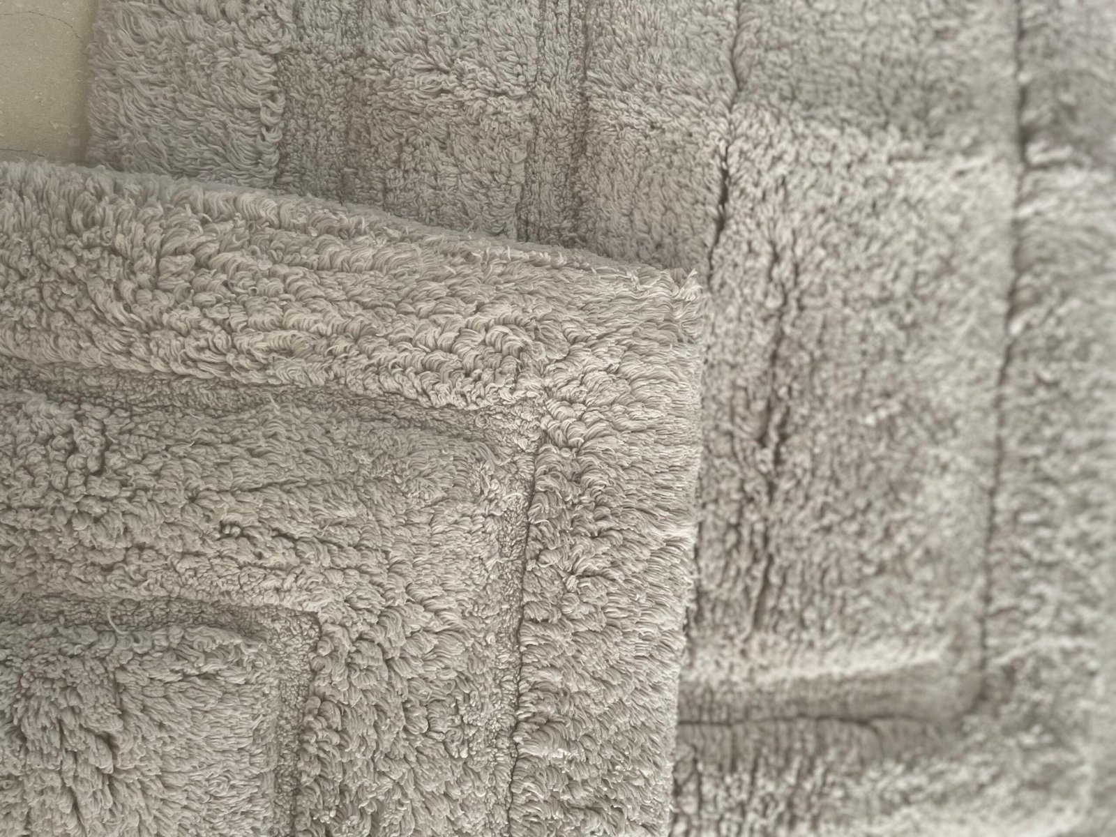 Premium Bath Rugs(Silver Grey)