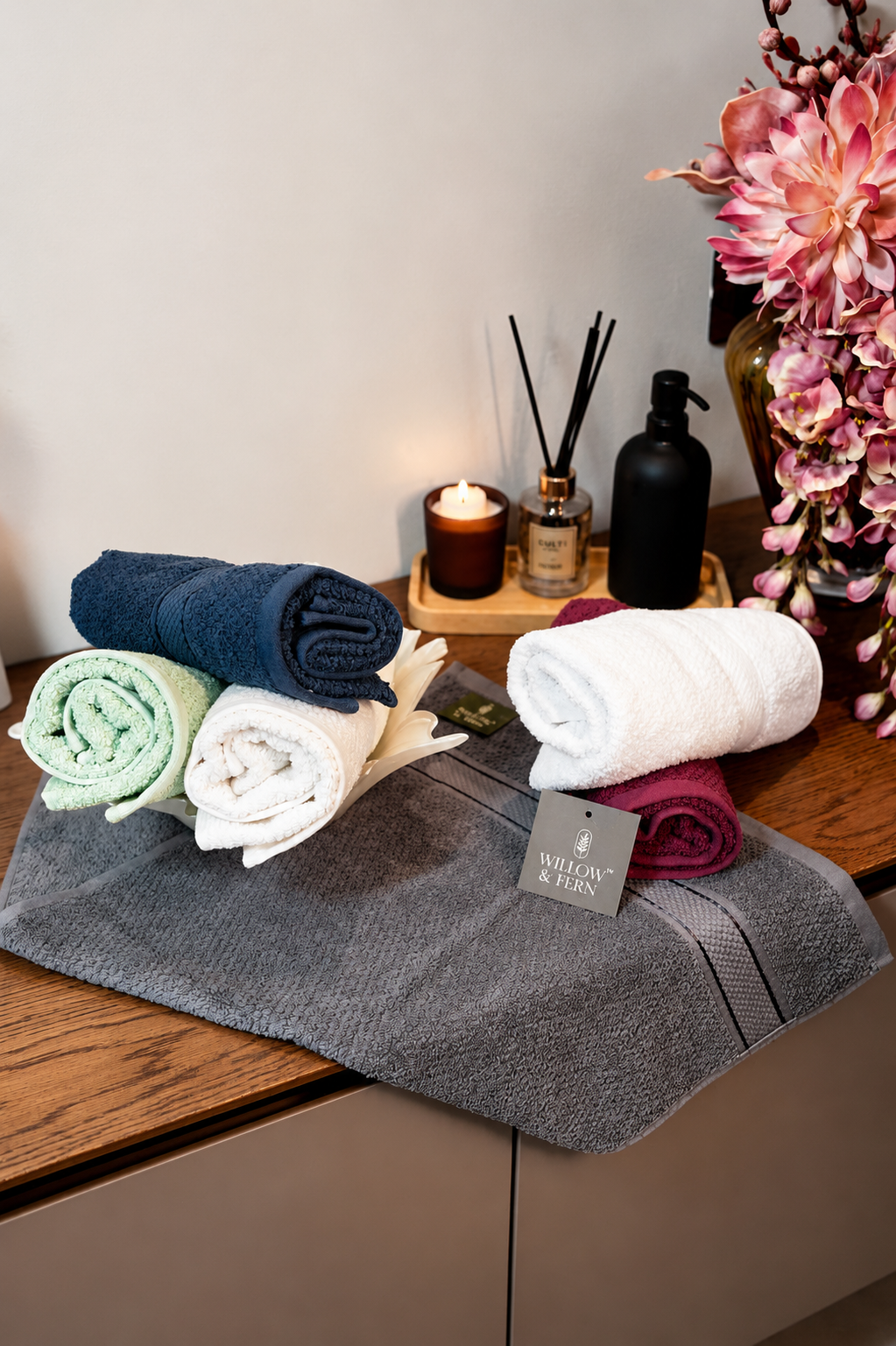 Navy Blue Premium 550 GSM Towel Set - Image 4