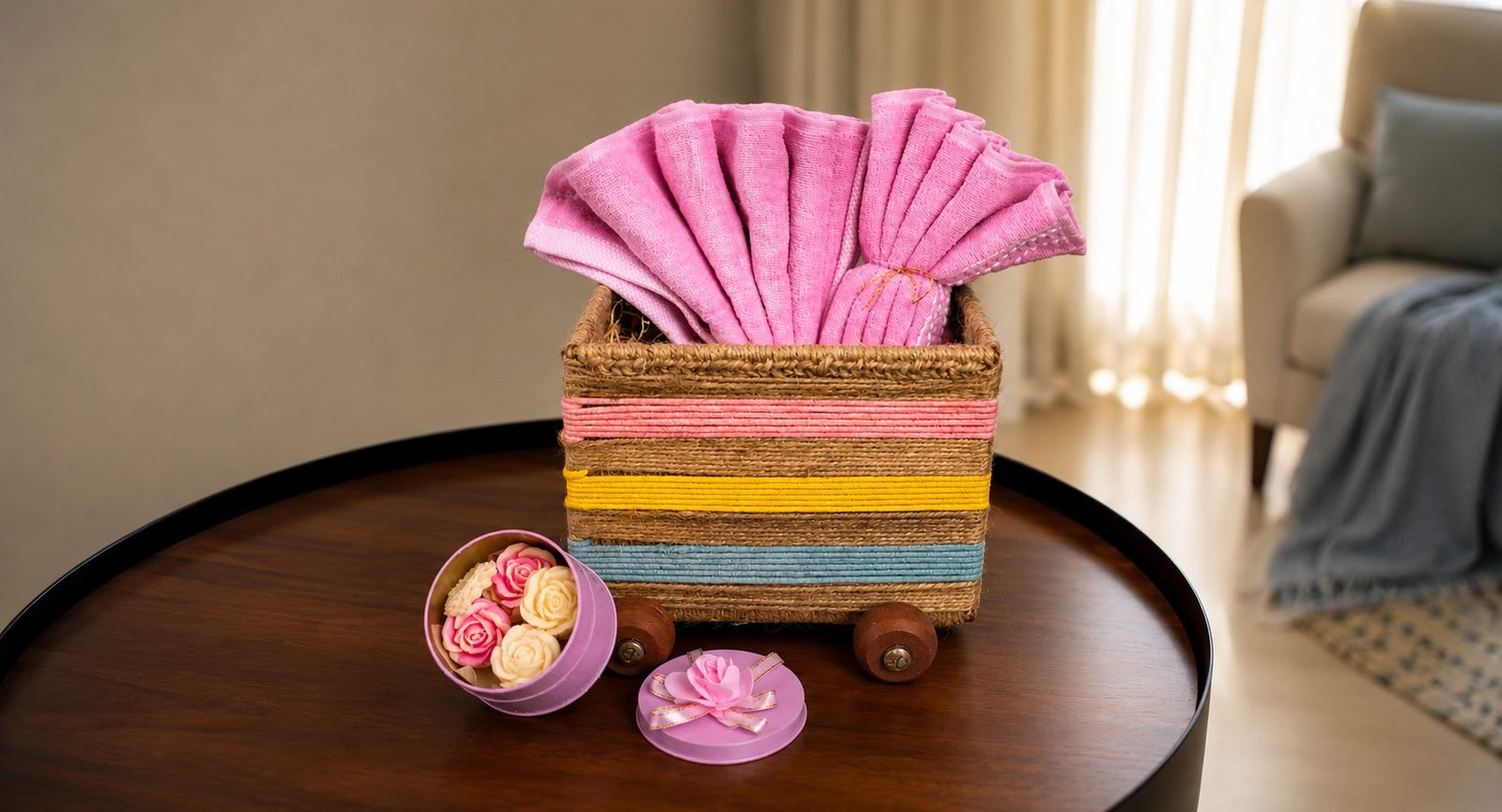 Baby announcement gifting set