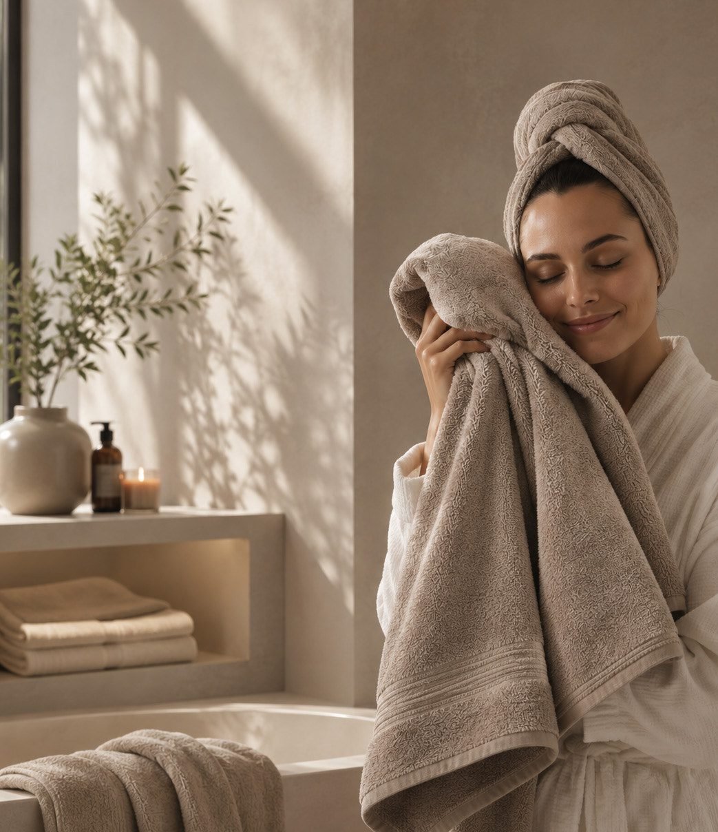 Willow & Fern spa towel and robe